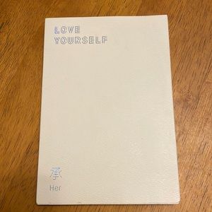 BTS love yourself Her album without photo cards letter L